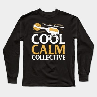 Helicopter Pilot Vintage - Keep Calm Collective Long Sleeve T-Shirt